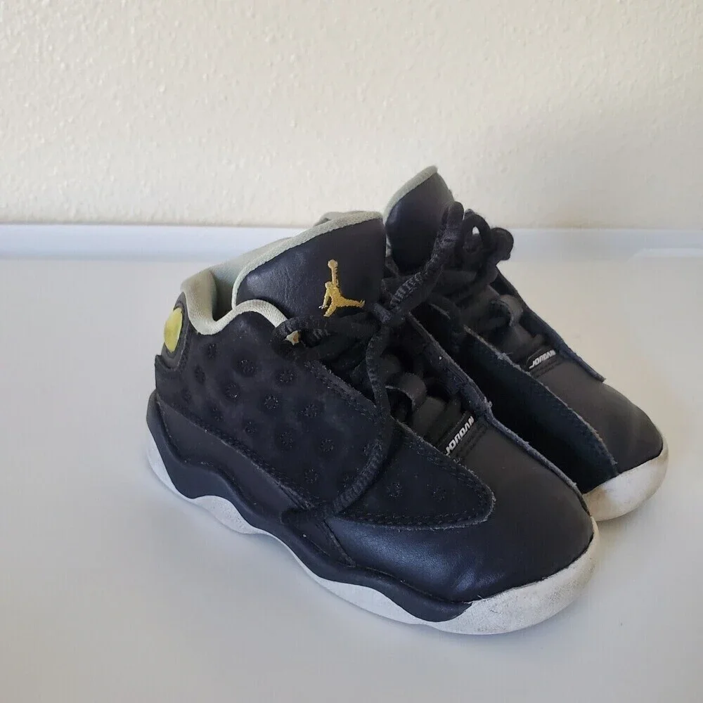 Nike Air Jordan 13‎ Retro Playoffs Lifestyle Shoes Toddler Black 8C